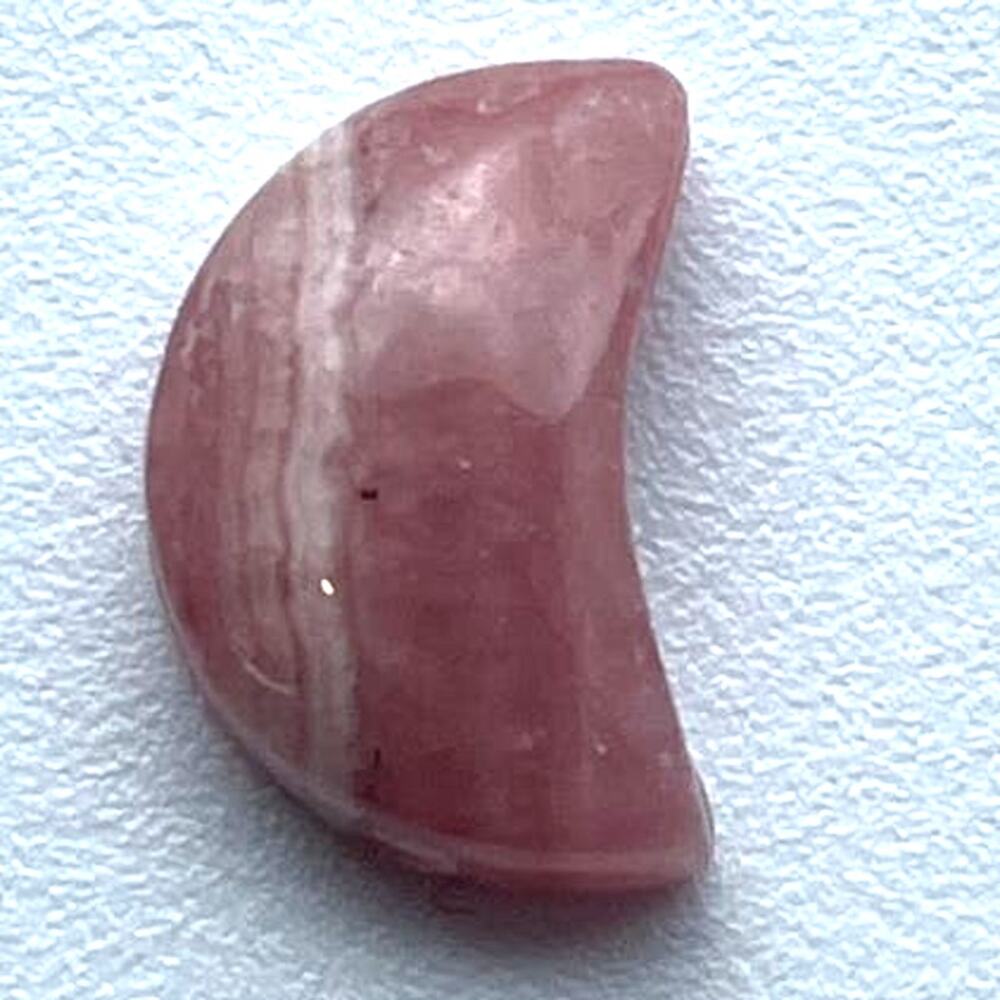 Tiny Rhodochrosite Moon - #6